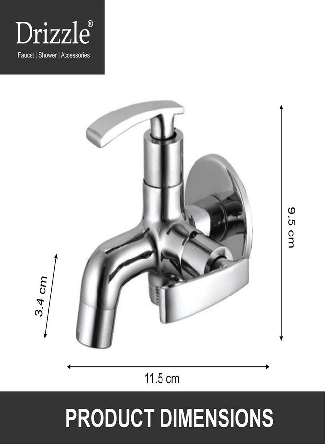 دريزل صنبور DRIZZLE النحاسي الناعم 2 في 1 ثنائي الاتجاه / حنفيات الحمام / حنفية ربع دورة / حنفية تدفق الرغوة (لون فضي، تشطيب كروم) - Image 2